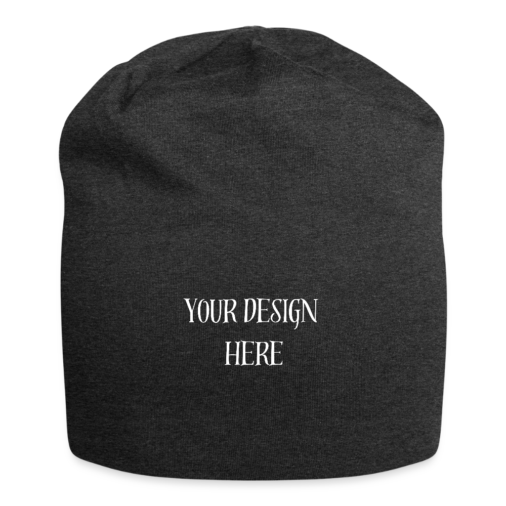 Jersey Beanie - charcoal grey