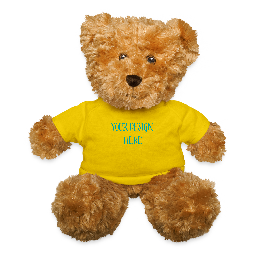 Teddy Bear w/Tee - yellow