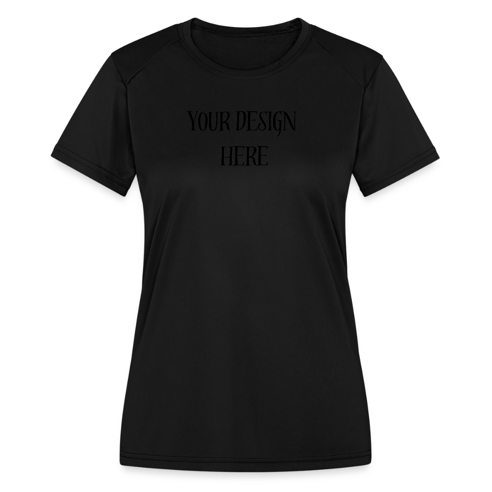 Women's Moisture Wicking T-Shirt - black