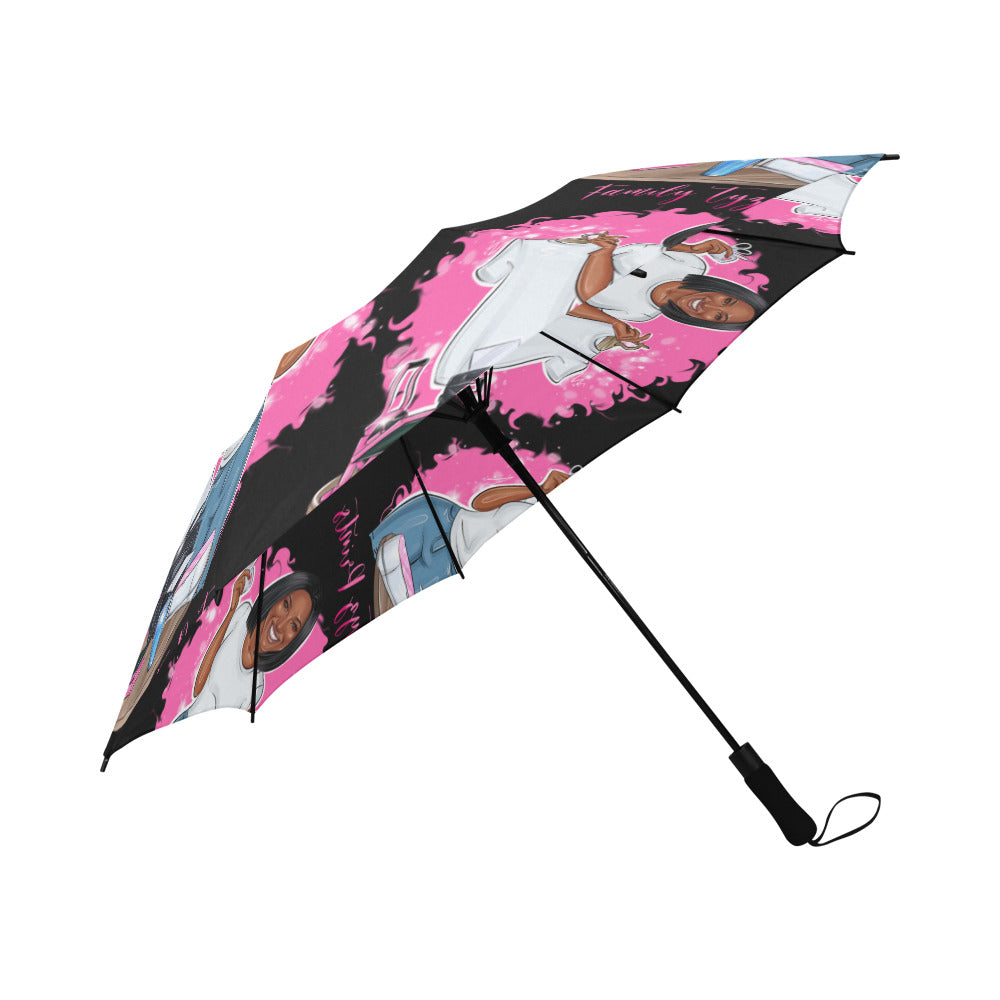 Umbrella Semi-Automatic Foldable Umbrella