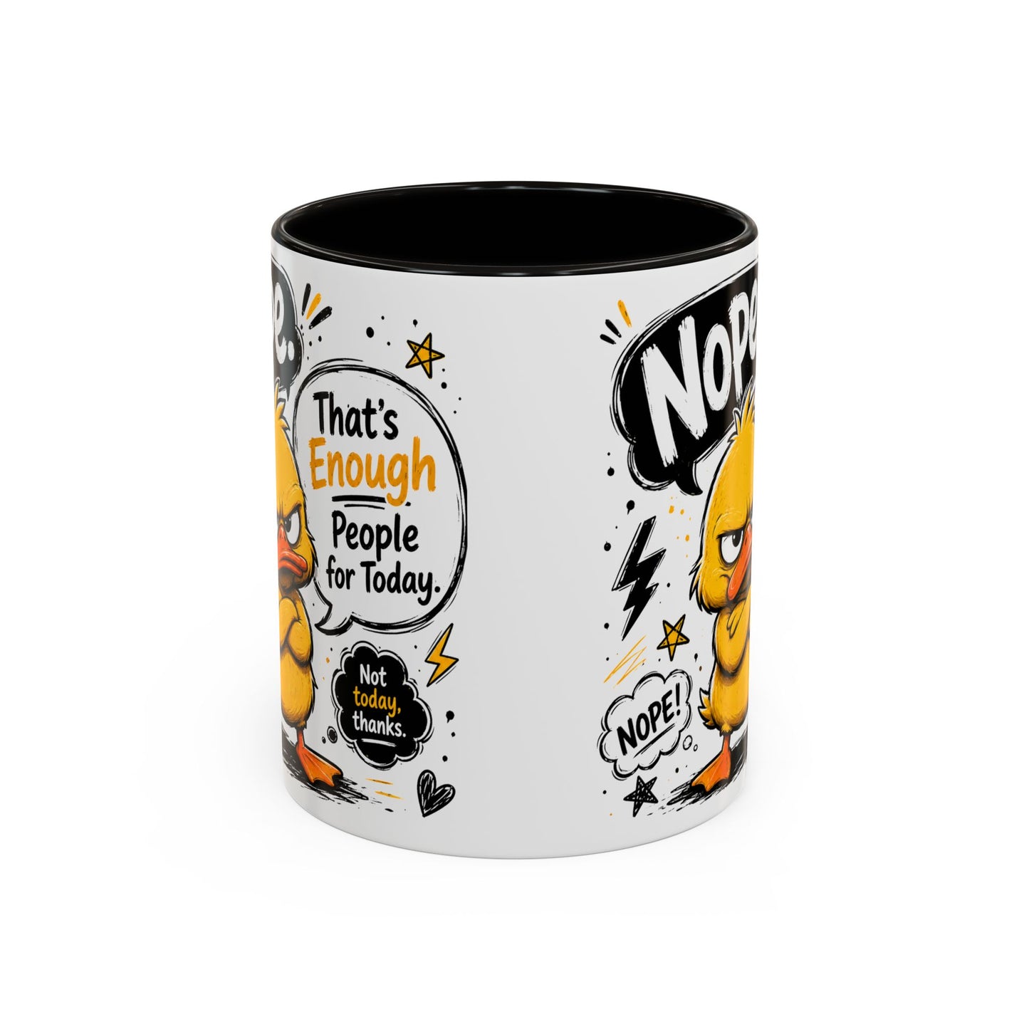 Nope Not Today - Colorful Mugs (11oz, 15oz)