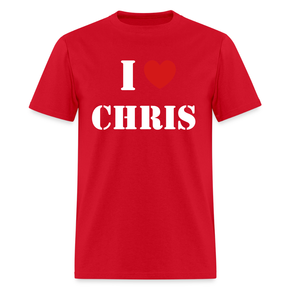Love Personalized Tee - red