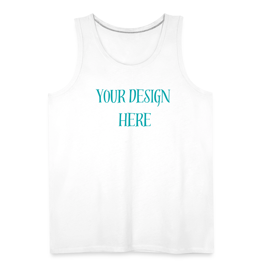 Men's Premium Tank - white
