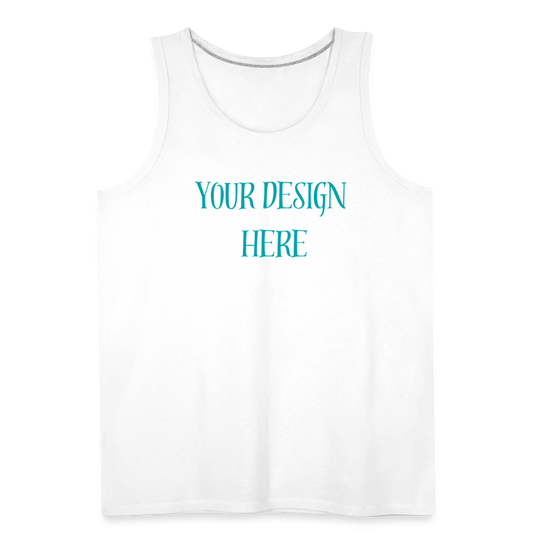 Men's Premium Tank - white