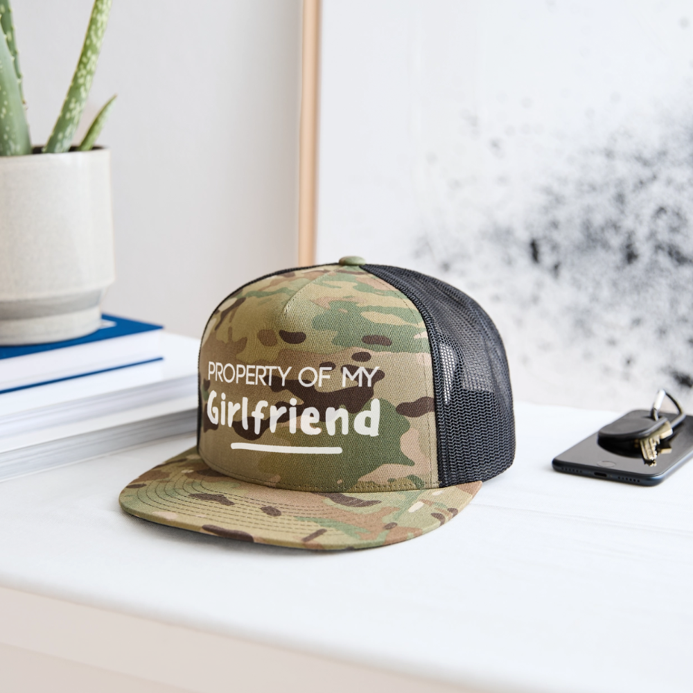 Property of Girlfriend Hat - MultiCam\black