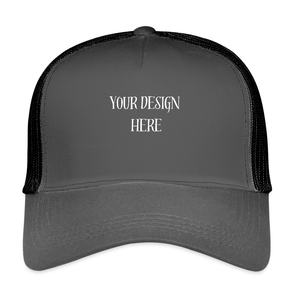 Trucker Cap - smoke grey/black