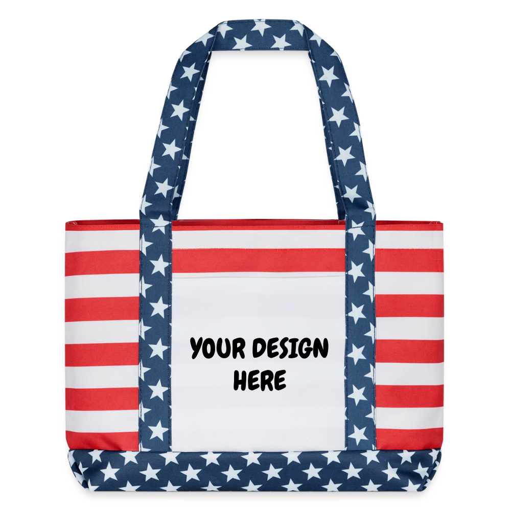 Americana Tote Bag - red/white/blue 
