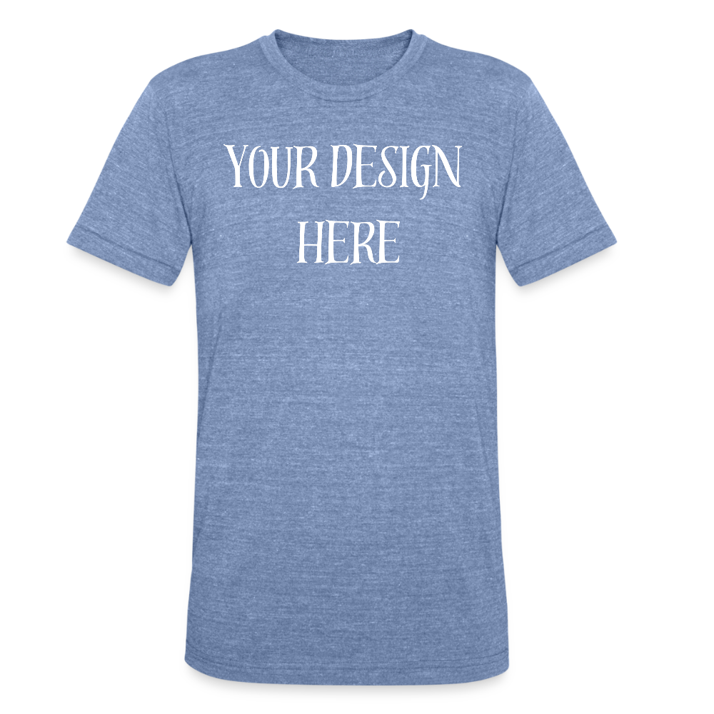 Unisex Tri-Blend T-Shirt - heather blue