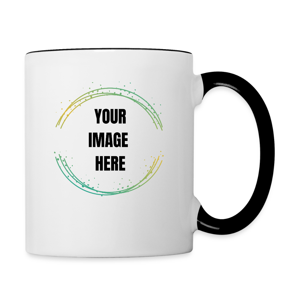 Contrast Coffee Mug - white/black
