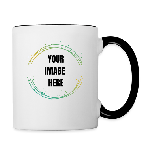 Contrast Coffee Mug - white/black