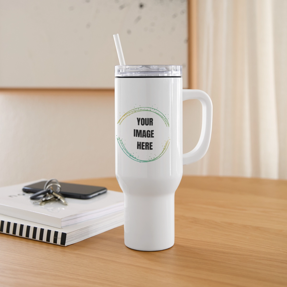 40 oz Travel Tumbler - white