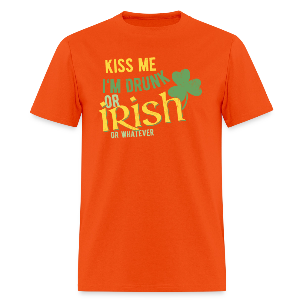 Drunk or Irish T-Shirt - orange