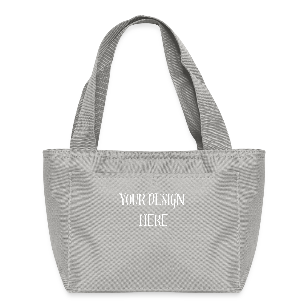 Insulated Lunch Bag - light gray