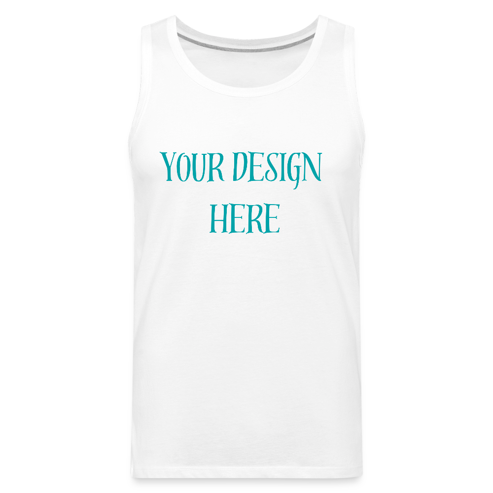 Men's Premium Tank - white