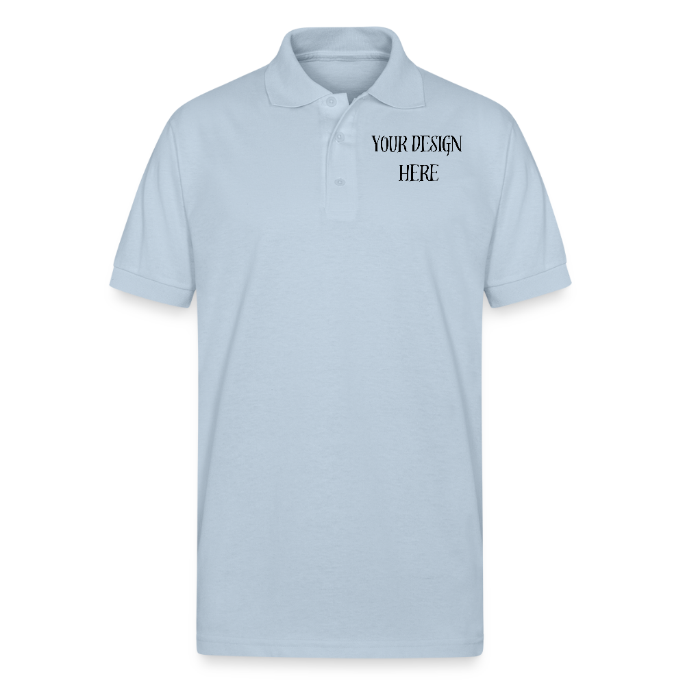 Unisex Jersey Polo - light blue