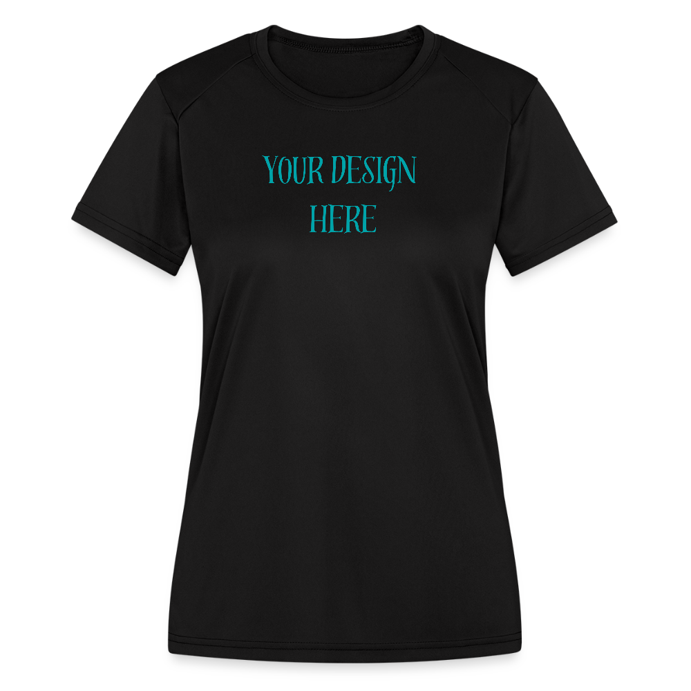 Women's Moisture Wicking Performance T-Shirt - black