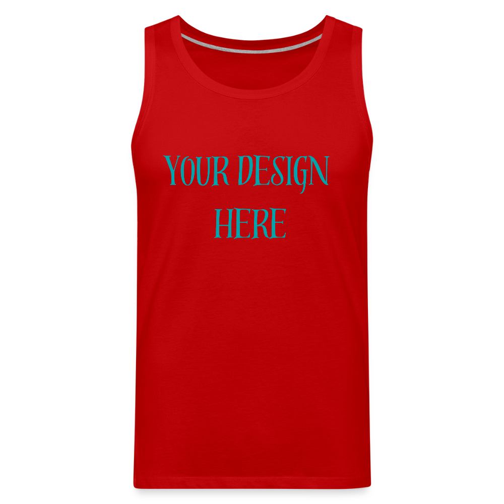 Men's Premium Tank - red