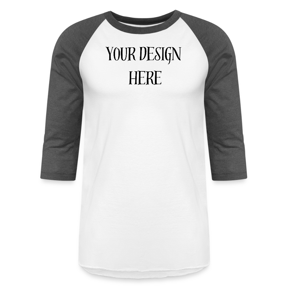 Baseball Tee - white/charcoal