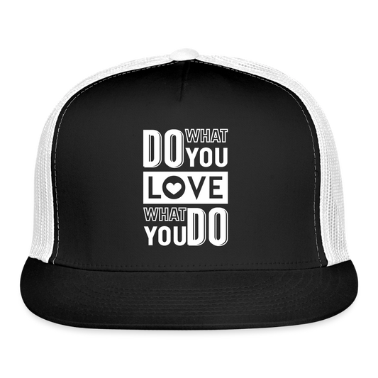 Do What You Love Hat - black/white