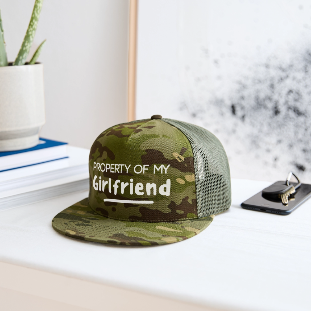 Property of Girlfriend Hat - MultiCam\green