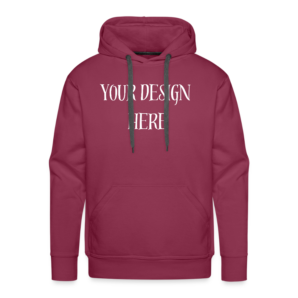 Men's Hoodie - burgundy