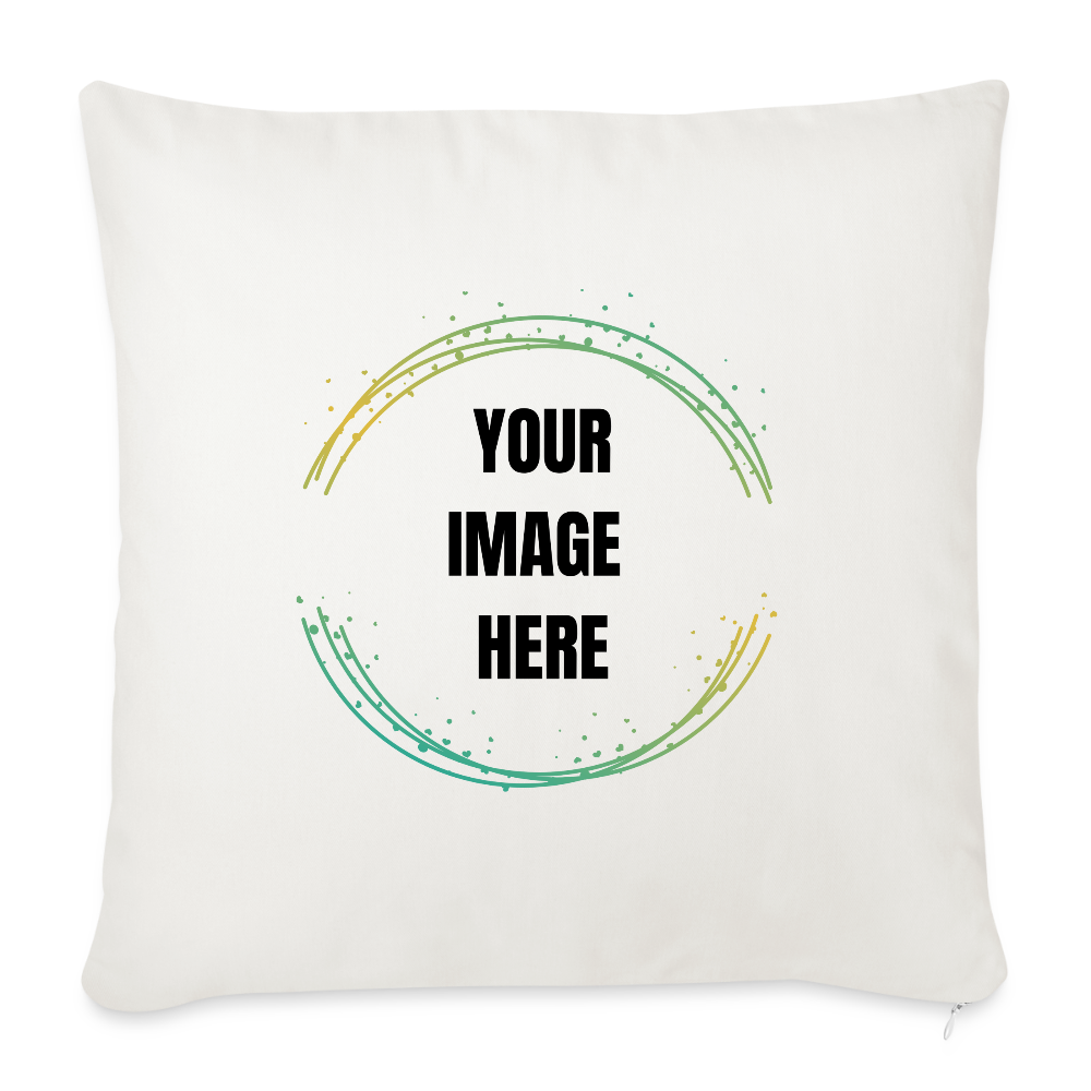 Throw Pillow Cover 18” x 18” - natural white