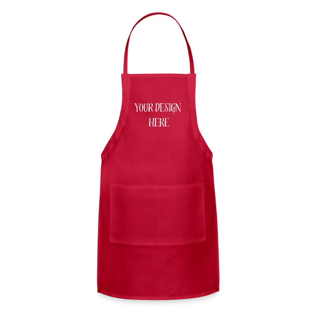 Adjustable Apron - red