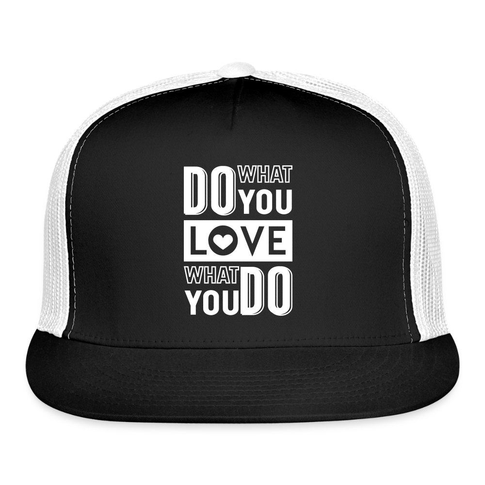 Do What You Love Hat - black/white