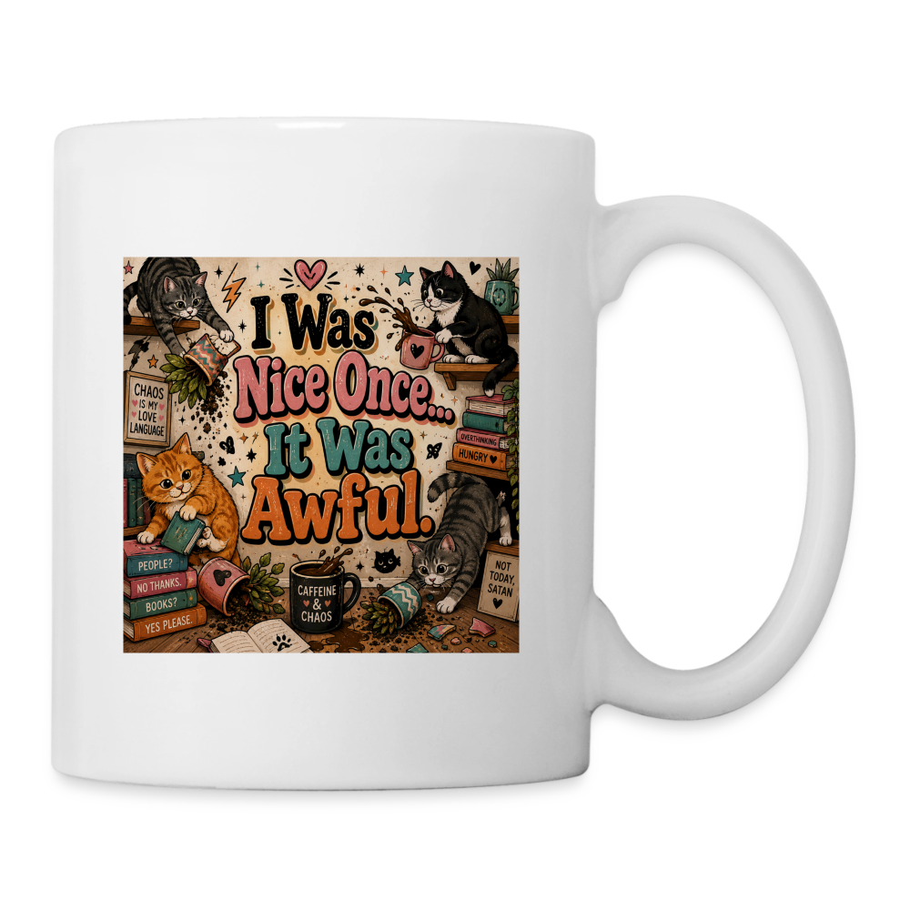 I Was Nice Once-Mug - white