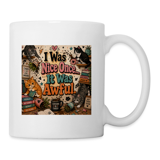 I Was Nice Once-Mug - white