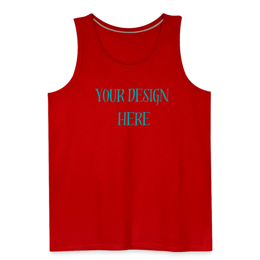 Men's Premium Tank - red