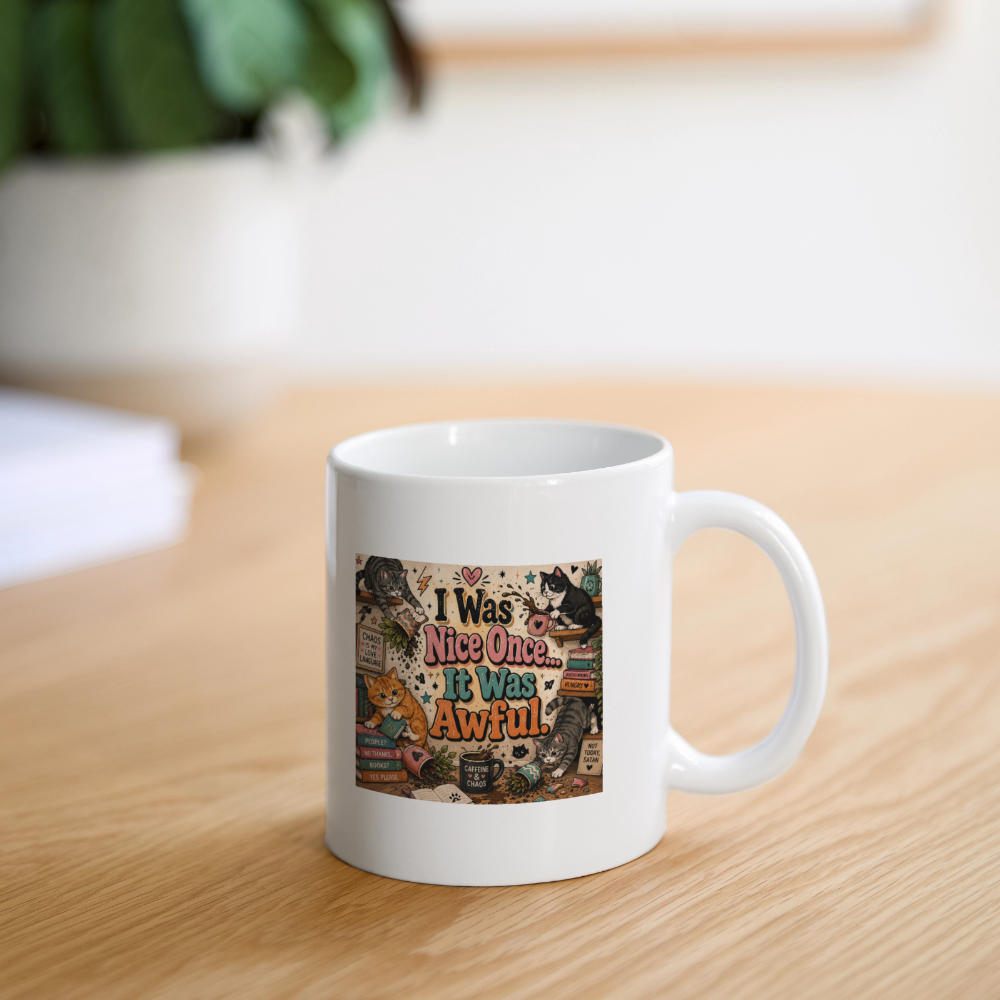 I Was Nice Once-Mug - white