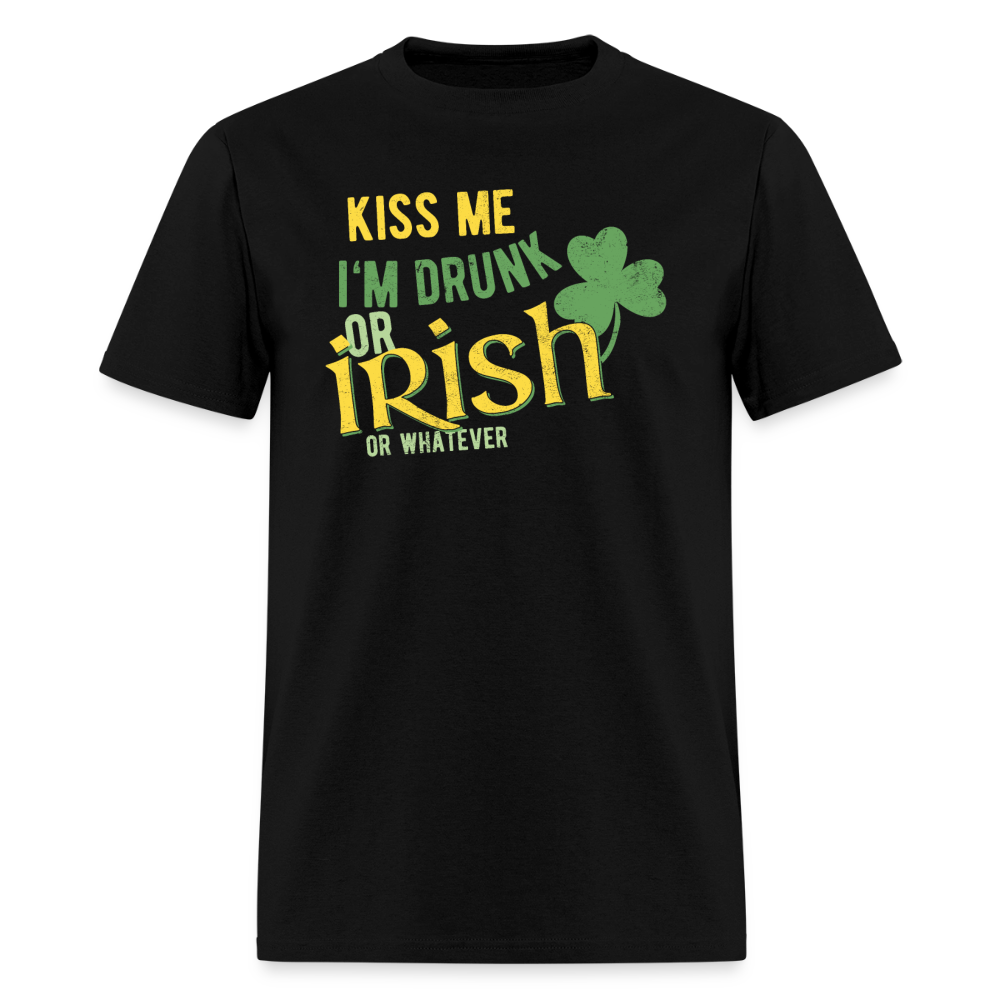 Drunk or Irish T-Shirt - black