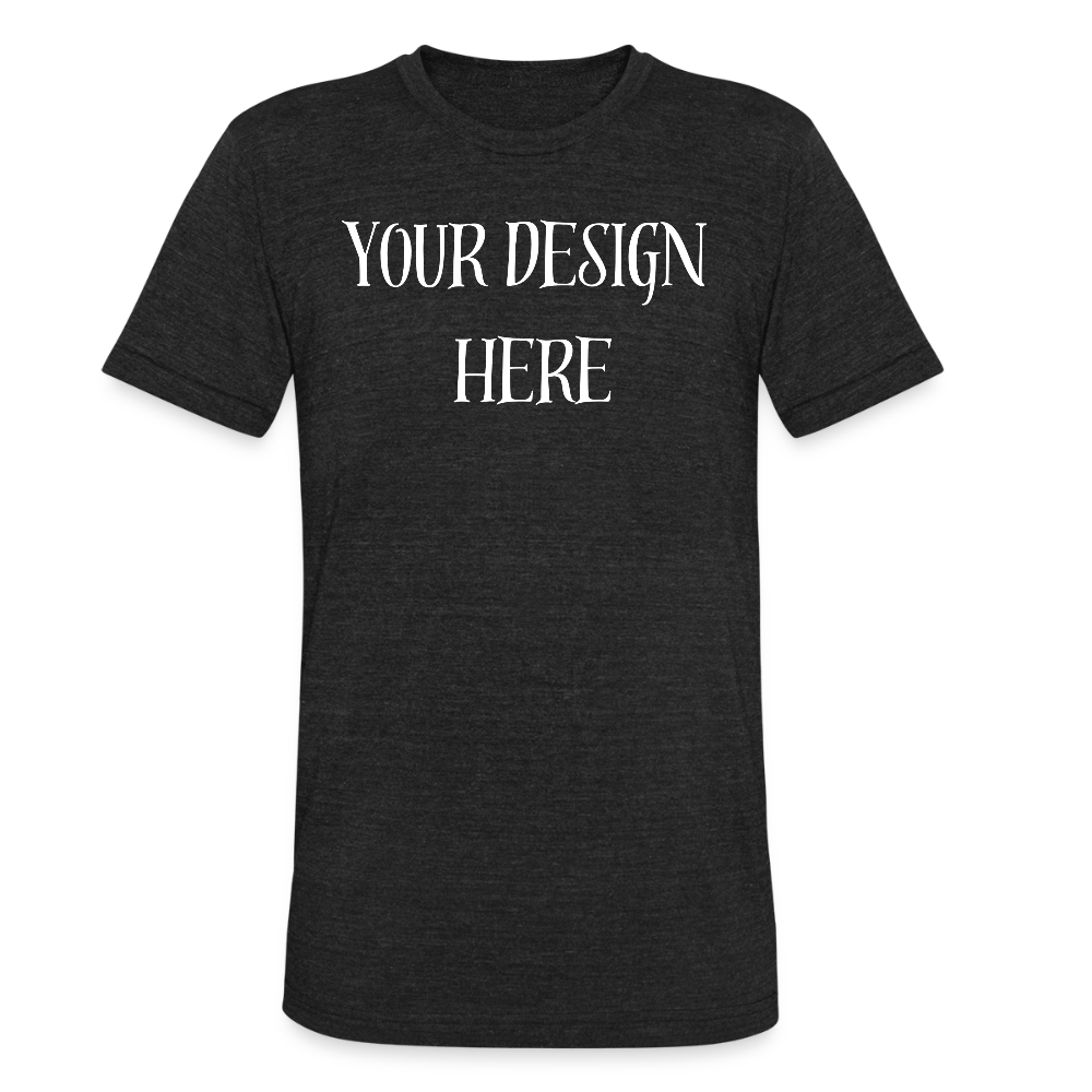 Unisex Tri-Blend T-Shirt - heather black