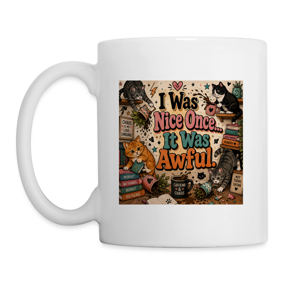 I Was Nice Once-Mug - white