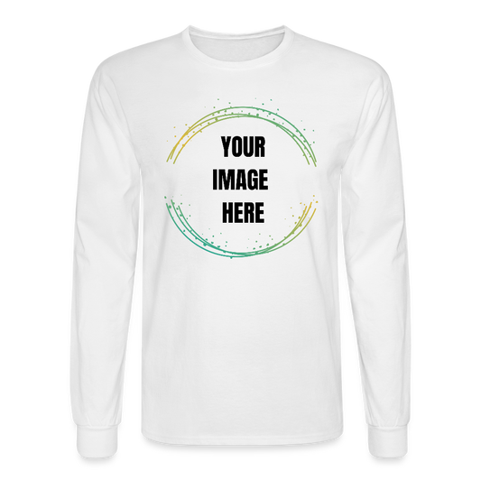 Men's Long Sleeve Shirt - white