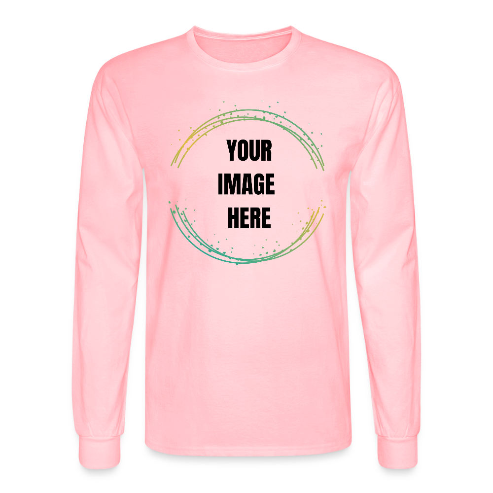 Men's Long Sleeve Shirt - pink