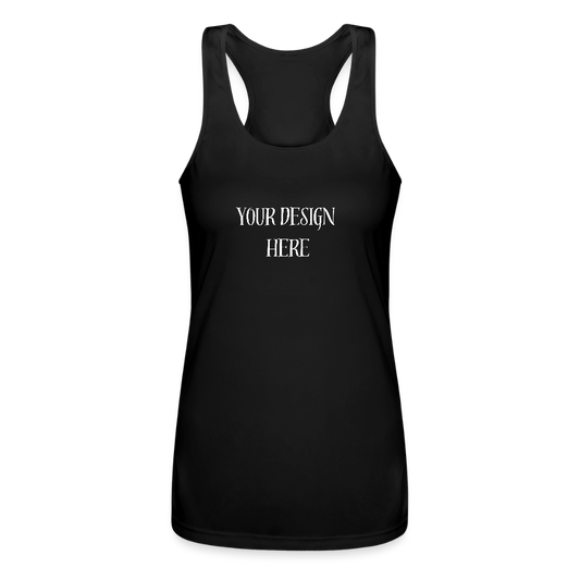 Women’s Performance Racerback Tank Top - black