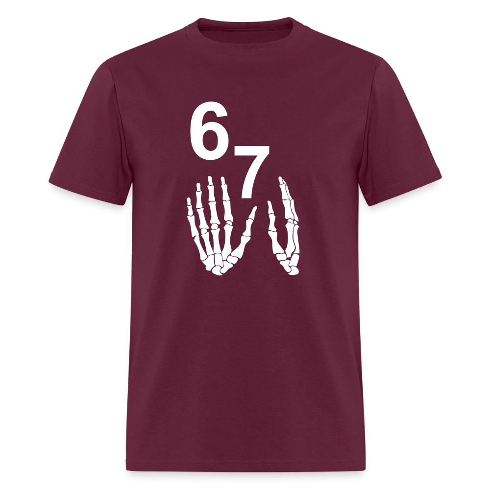 67 Tee - burgundy