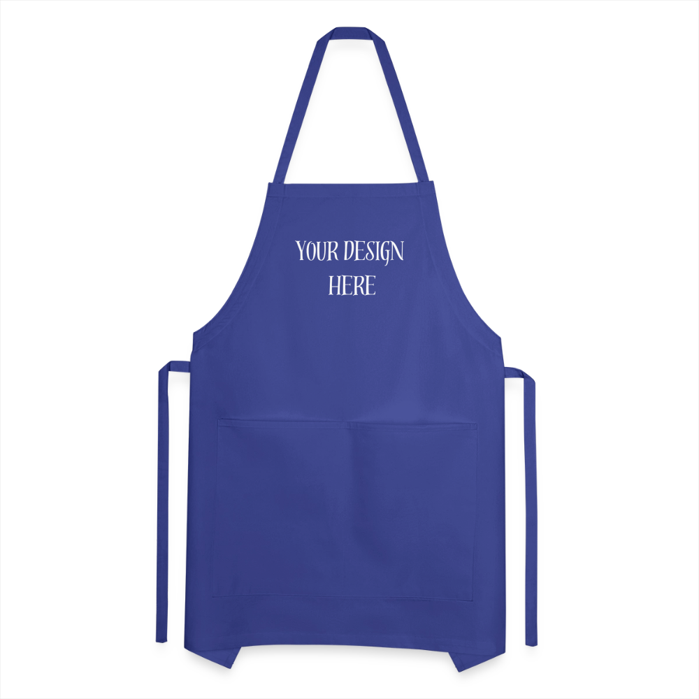 Adjustable Apron - royal blue
