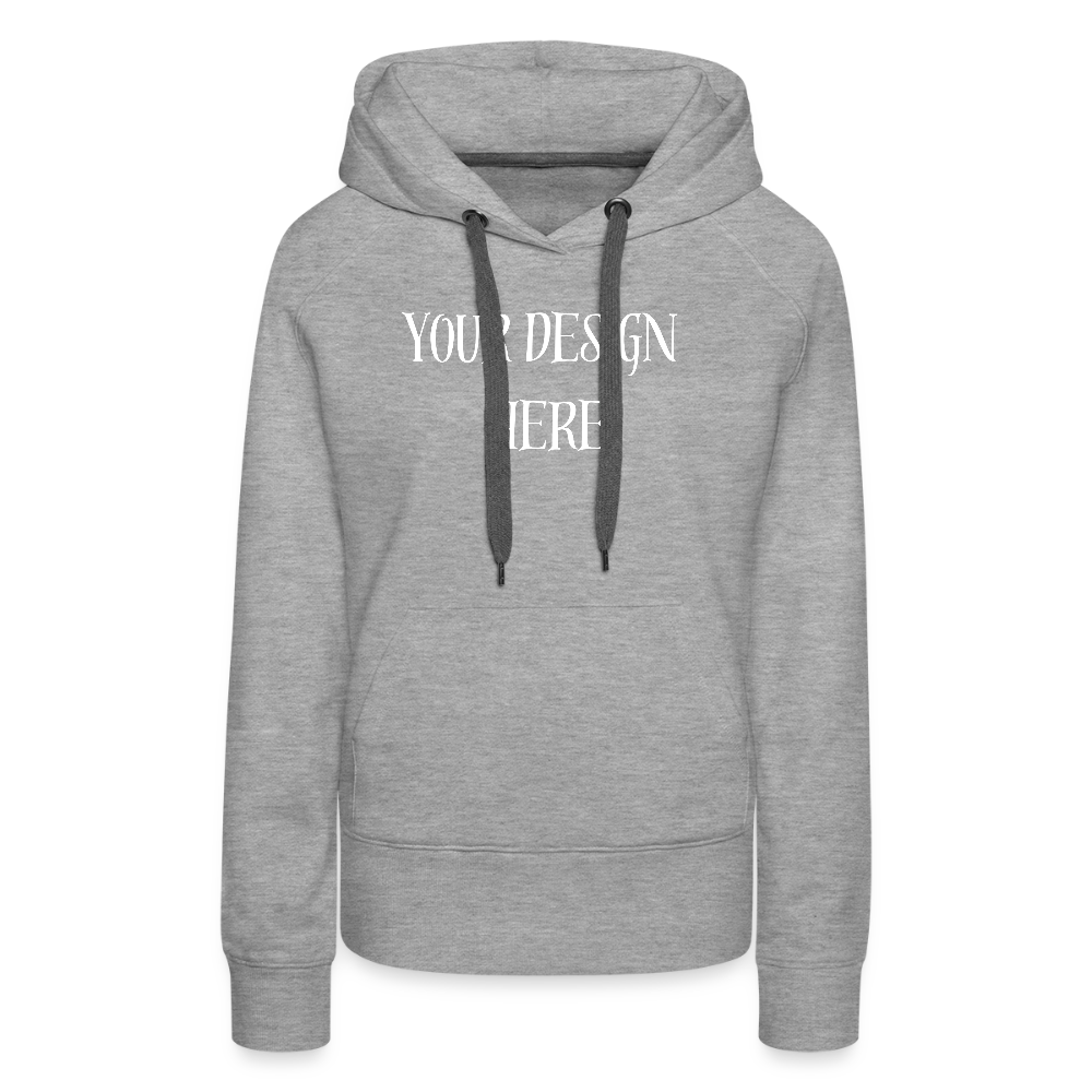 Women's Hoodie - heather grey