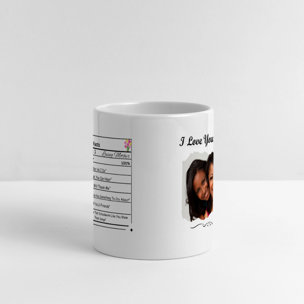 Mug with Heart Handle - white