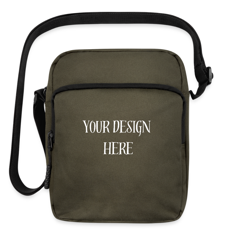 Upright Crossbody Bag - olive