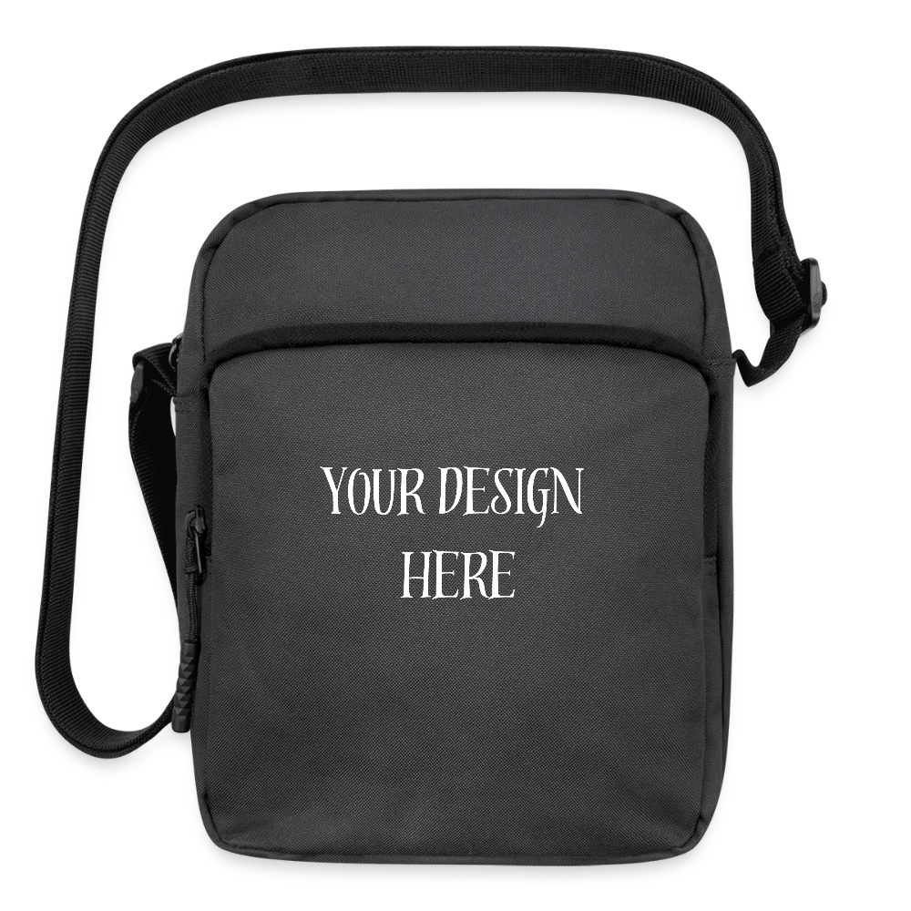 Upright Crossbody Bag - charcoal grey