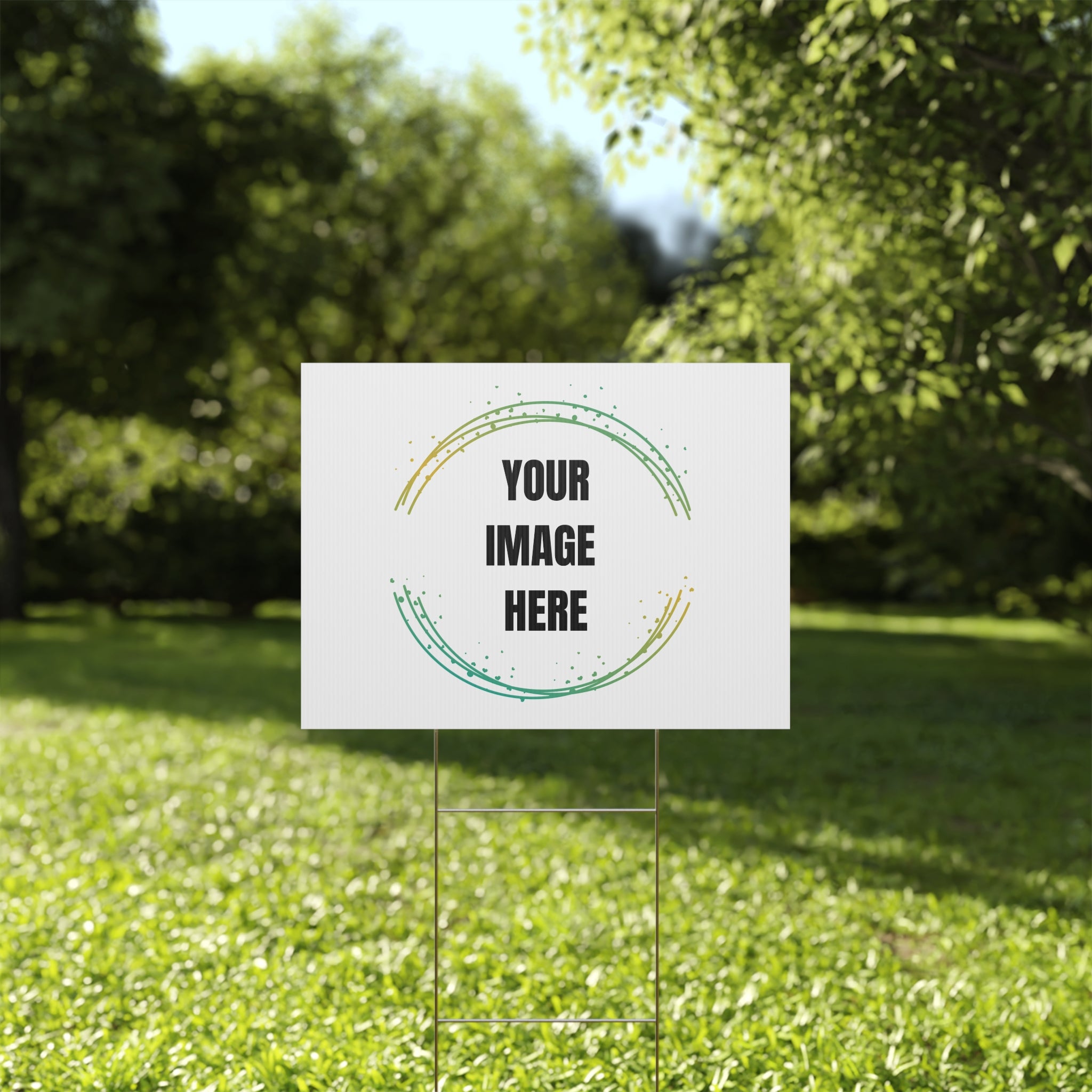 Plastic Yard Sign