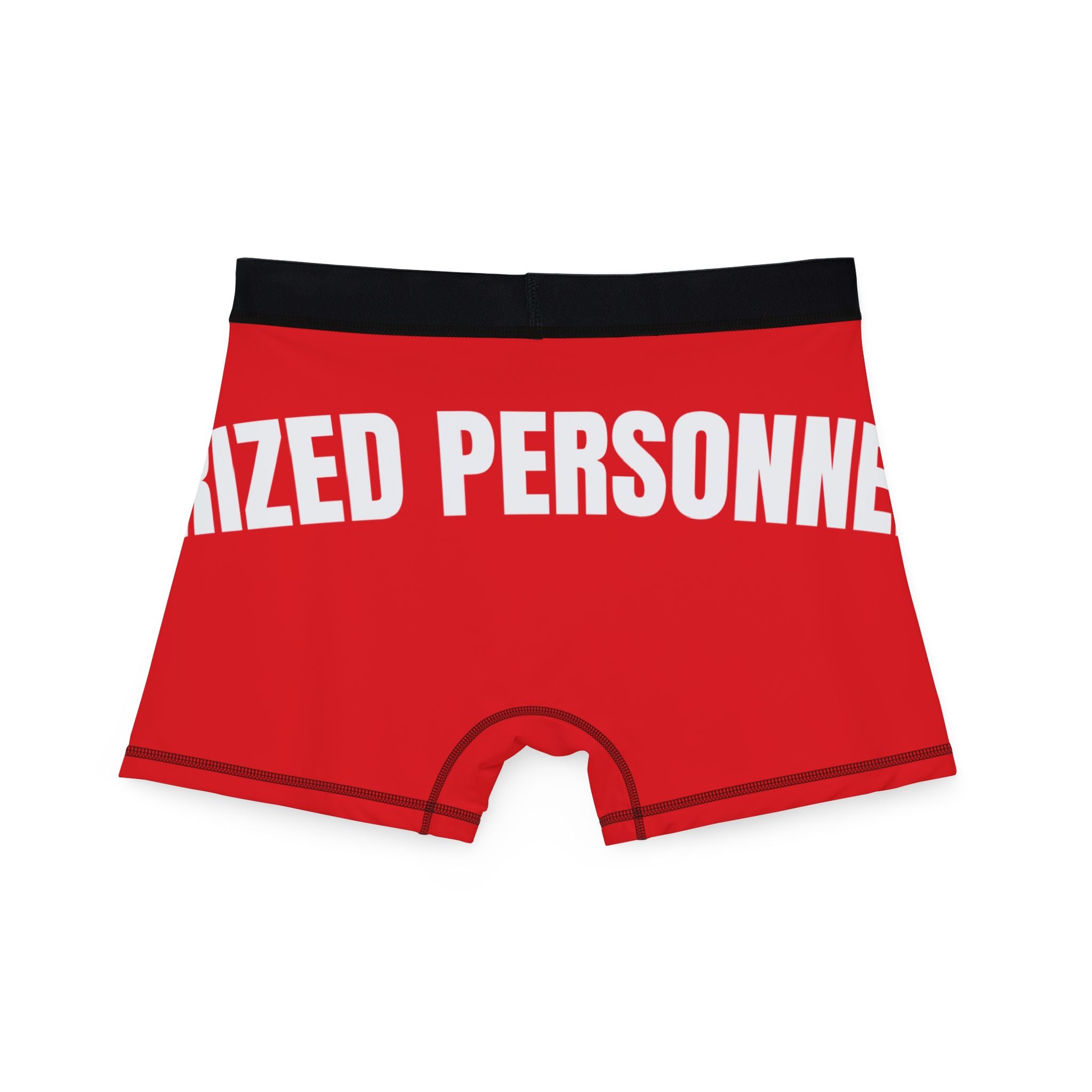 Authorized Personnel Only Custom Boxer Briefs