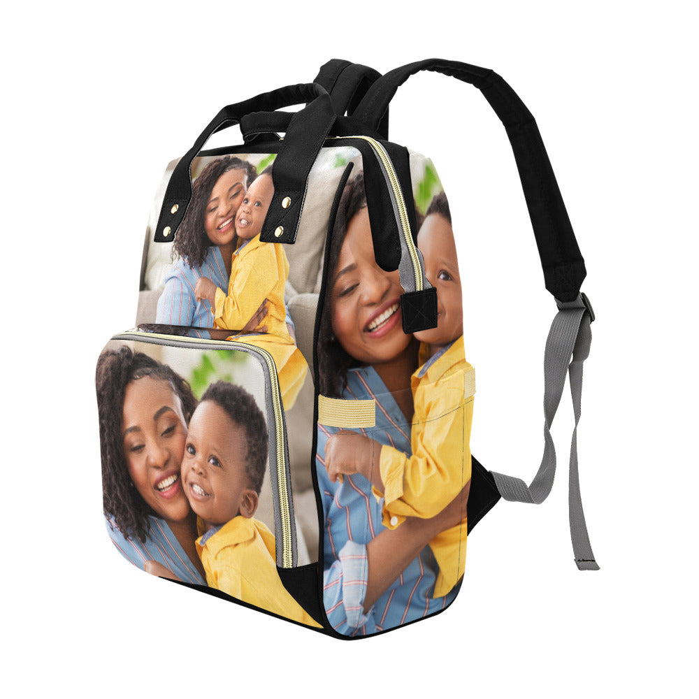 Custom photo Diaper Backpack/Diaper Bag