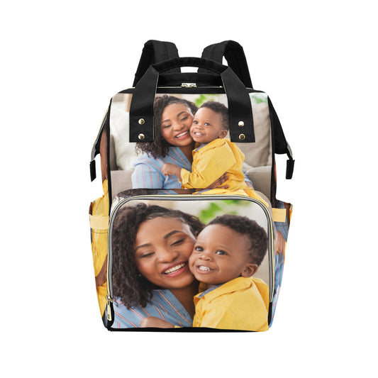 Custom photo Diaper Backpack/Diaper Bag