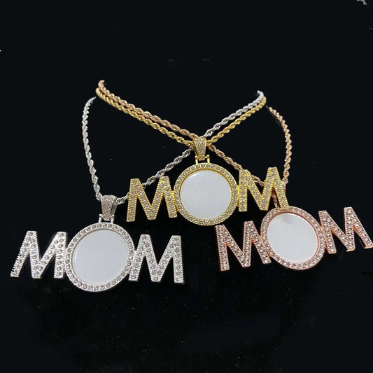 Mom Necklace Sublimation