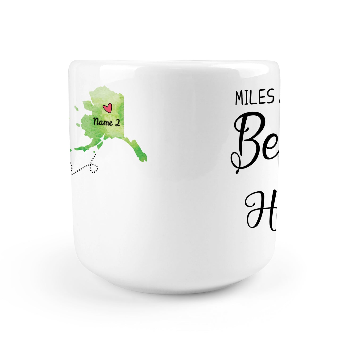 Besties Heart-shaped Mug